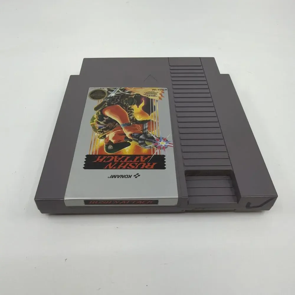 Rush'n Attack Nintendo NES 5-Screw Cartridge Only Authentic Tested Konami 1987